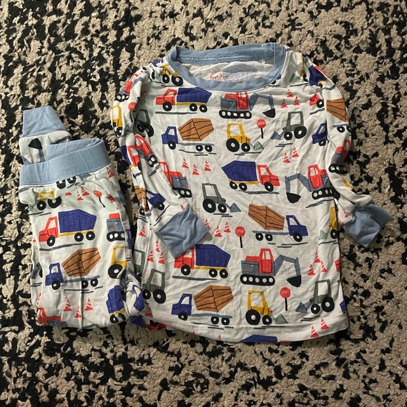 Little Sleepies Other - Little Sleepies Construction Pajama Set - Blue and Red